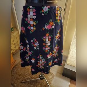 Vintage 70s Flower Skirt